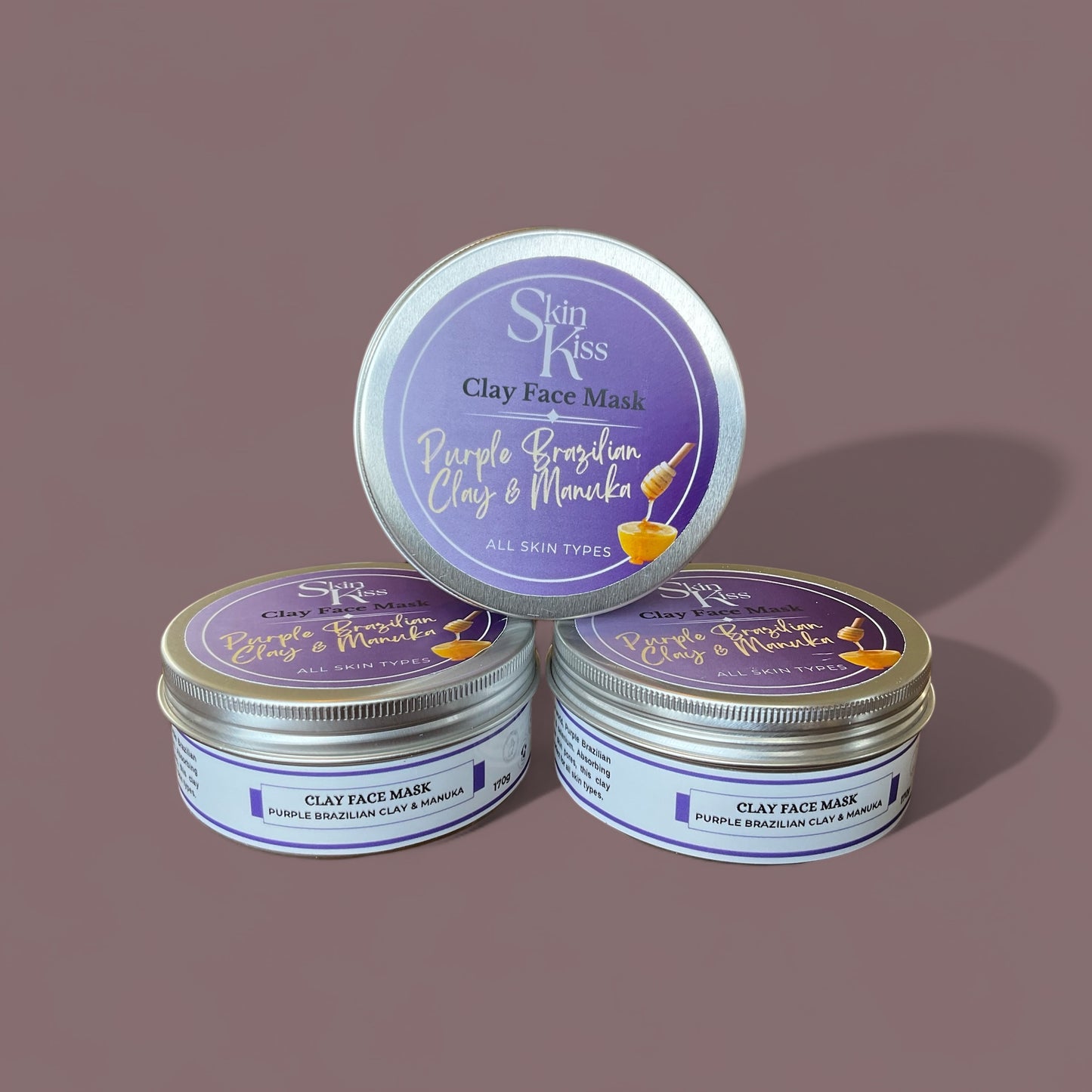 Purple Brazilian Clay Face Mask (All Skin Types)