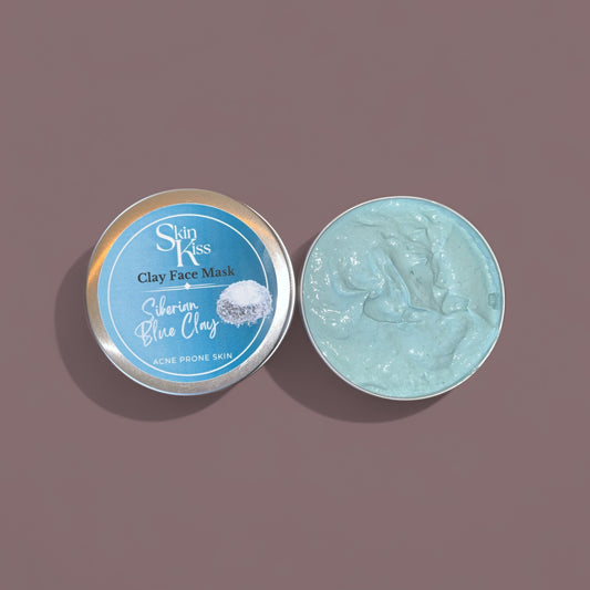 Siberian Blue Clay Face Mask (Acne prone skin)